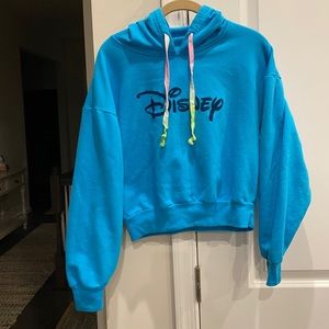 Disney tie dye logo hoodie/sweatshirt - L(11-13)